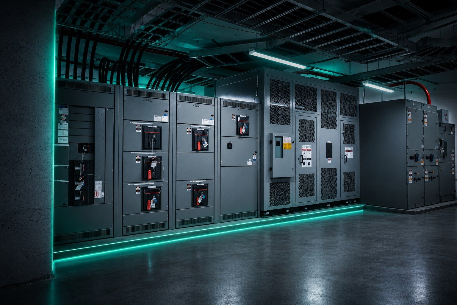 LV Switchgear — MCC and PCC panel installation